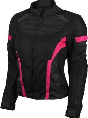 All-Weather Women's CE Armor Mesh Motorcycle Biker Riding Jacket - Stylish